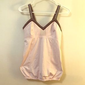 Pink lululemon tank